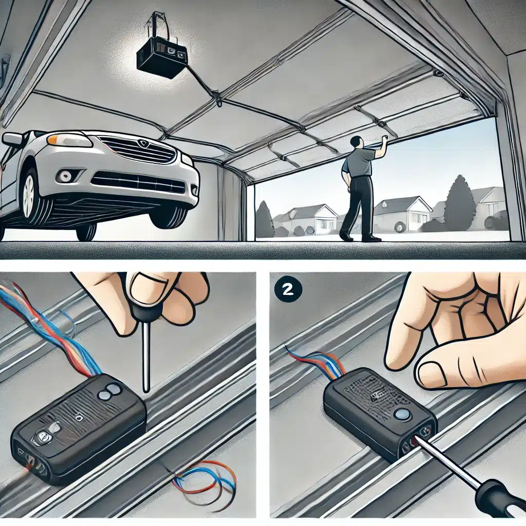 how to bypass a garage door sensor