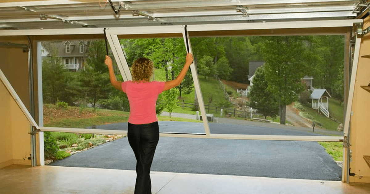 garage door screen