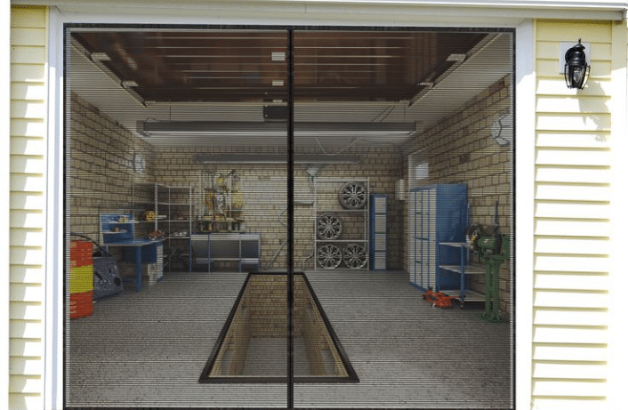 garage door screen for 1 car