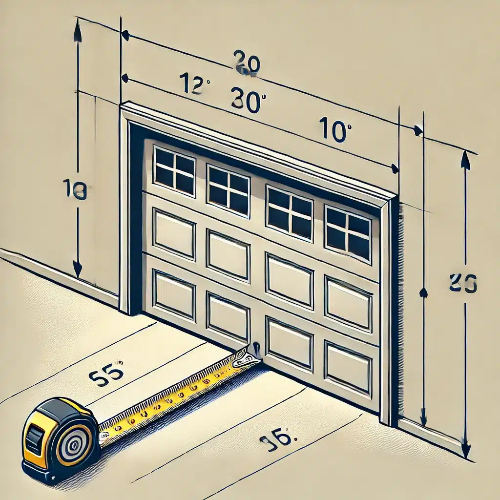 garage door width